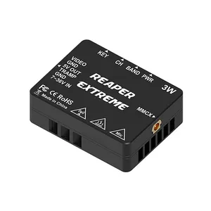 FOXEER 4.9-6G Reaper Extreme 3W 80CH VTX 9~36V 15.2g 25mW/ 200mW/ 500mW/ 1.5W/ 3W Adjustable for Long Range RC FPV <b>Drone</b> - Product Image 4