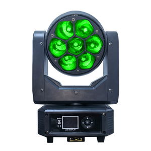 Mini 7x40W RGBW 4in1 LED abeja ojo zoom cabeza móvil luz lavado etapa Luz - Product Image 5