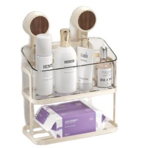 Yi Mi Jia Suction Cup Tissue Holder Wall Mounted No Drilling Required Bathroom Storage Rack Waterproof Multipurpose Rectangular - Product Image 5