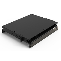 High Density 4U 19 Inch Fixed 96 Core Fiber Optic Patch Panel High Quality Data Center ODF Solutions LC/SC/MPO/ST/FC Patch Cord