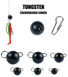 Bán Sỉ Dụng Cụ Câu Cá Cheburashka Trọng Lượng Không Sơn 1G-30G Đầu <span class=keywords><strong>Jig</strong></span> Vonfram - Product Image 3