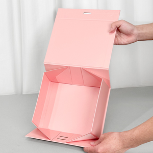 Caja <span class=keywords><strong>de</strong></span> Regalo Magnética Plegable Ecológica con Lazo <span class=keywords><strong>de</strong></span> Cinta, Personalizable, <span class=keywords><strong>para</strong></span> Cosméticos, <span class=keywords><strong>de</strong></span> <span class=keywords><strong>Cartón</strong></span> Mate - Product Image 6