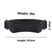 Genouillère de sport en néoprène et nylon réglable avec logo personnalisé, sangle ouverte pour la rotule, ceinture de soutien, protection sportive