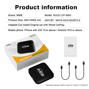 Phổ không dây Carplay Adapter | Plug & Play Type-C ai hộp cho Iphone | Netflix/Youtube trực tuyến | joyeauto/mmb tương thích - Product Image 6