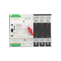 Interruptores de Transferencia Automática Modulares FALIANG W2R 50/60Hz para Riel DIN, 220V 2P, Tipo PC, con WiFi Inteligente Tuya, ATS