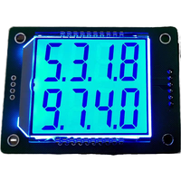 TN Digital Display Fuel Dispenser with Segment LCD Display Temperature and Humidity Meter Instrument