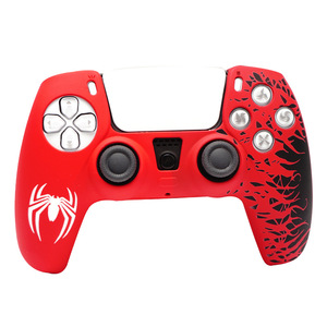 Coque en silicone souple compatible avec la manette PS5, motif toile d'araignée gravé au <span class=keywords><strong>laser</strong></span>, confort ergonomique, protection de la manette de jeu - Product Image 5