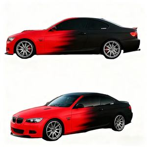 Màu đỏ xe vinyl bọc xu hướng <span class=keywords><strong>2025</strong></span> bóng tự động thay đổi màu sắc phim: Tự Chữa Bệnh bề mặt dễ dàng cài đặt trên Sedan/suvs - Product Image 1
