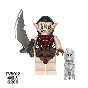 Série de films TV TV6402 : Le Seigneur des Anneaux <span class=keywords><strong>Orcs</strong></span> Uruk-hai Goblins Sauron Ensemble de figurines à construire - Product Image 3