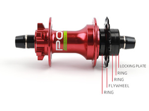 ขายเฟืองล้อเทปคาสเซ็ทอลูมิเนียม7075แรงสูงอะไหล่จักรยาน polso BMX Bcr01 BMX - Product Image 6