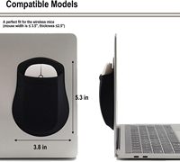 Sac de rangement promotionnel pour souris, pochette portable pour souris, poche élastique adhésive, sac de voyage professionnel avec logo personnalisé