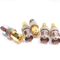 Connecteur d'adaptateur RF Prise mâle SMA vers prise femelle TNC Adaptateur 50Ohm Type droit
