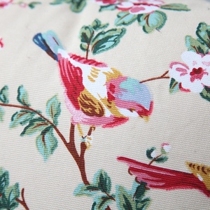 Flor aves patrón liso <span class=keywords><strong>de</strong></span> lona <span class=keywords><strong>de</strong></span> algodón funda <span class=keywords><strong>de</strong></span> almohada funda <span class=keywords><strong>de</strong></span> cojín para sofá - Product Image 5