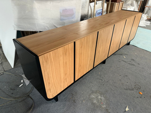 Meubles Disen, vente directe d'usine de haute qualité, meubles de salon, meuble TV, tiroir, chêne massif, console multimédia à 6 portes - Product Image 6