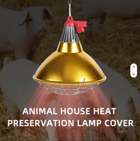 Lampe Chauffante Étanche Respectueuse des Animaux pour Poulets, Porcs, Cages de Naissance, Nouveaux Incubateurs, Porcheries 220V Métal