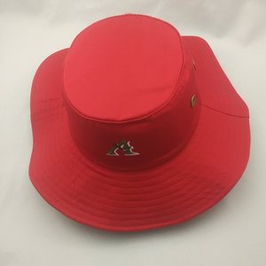 YZ Caps Personnalisé Brodé Marque Privée Plat Haut Large Bord Unisexe Parasol Seau Chapeau Casquette De Pêcheur Avec Corde - Product Image 4
