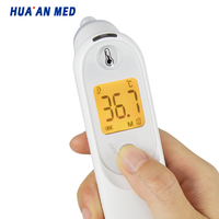 Huuan MED medis produsen rumah IR lampu latar bayi Digital telinga termometer inframerah untuk telinga