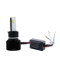 Ampoules de phares LED pour motos, nouveau Design, H4, BA20D, P15D, H6M, haute puissance 50W, 5000lm, AC/DC 9V à 80V, 2 pièces