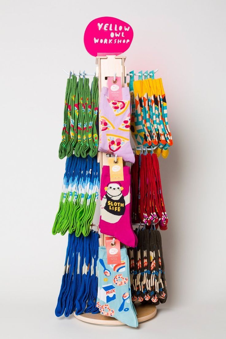 Bvis Customized Metal Sock Rotating Hanging Floor Standing Display Rack Storage Customized Color Logo Modern Design for Retail — view 3
