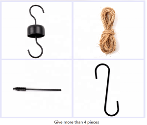 Mangeoire à colibri pour Patio extérieur grande taille 32 onces en verre soufflé à la main coloré mangeoires à oiseaux sauvages suspendues - Product Image 5