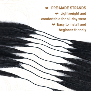 Extensions de cheveux synthétiques en fibres de protéines bio Water Wave, nouveau design, faciles à utiliser, avec cordon - Product Image 5
