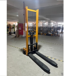 पोर्टेबल मैनुअल फोर्कलिफ्ट 1-2 टन 0.5-3 मीटर हाइड्रोलिक लिफ्टर स्टेकर - Product Image 6