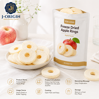 Gedroogde appelringen 35g Appelsnack Klaar om te eten Retail Foodservice OEM Private Label Bulk levering