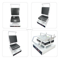 Machine à biscuits personnalisable avec moule interchangeable et logo, 3200W, antiadhésive, pour la formation de coques de tarte, avec 20 cavités