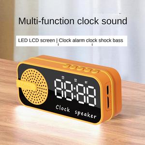 רמקול נייד חדש רמקול <span class=keywords><strong>bluetooth</strong></span> אלחוטי מיני רמקול עם מטען אודיו כרטיס מיני שעון מעורר-סיטונאי מתנות - Product Image 6