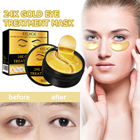 EELHOE OEM ODM OBM Vente en gros 8x4cm Masque pour les yeux hydratant doux, améliorant l'élasticité et la douceur