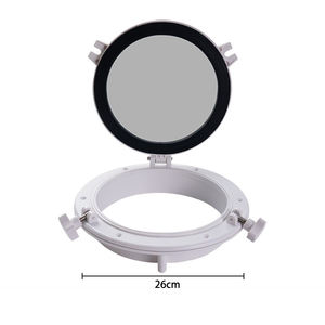 Porte-verre de fenêtre d'ouverture de phare latéral soudé boulonné fixe ignifuge pour pont de navire de bateau de yacht de bateau marin - Product Image 5