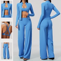 Pakaian Olahraga Wanita Set Activewear Gym 2 Potong Set Kebugaran Untuk Wanita
