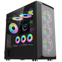 Boîtiers d'ordinateur AntarcChill Factory Custom Open ATX Full Tower SPCC pour PC de jeu, boîtier de jeu pour ordinateur de bureau, boîtier de jeu pour gamer