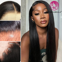 Angelbella Good HD Lace Quality perruque de cheveux humains vendeurs perruques en gros cheveux humains Lace Front brésilienne 30 pouces perruque Full Lace