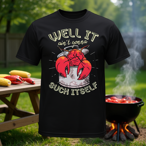 Camiseta Promocional con Estampado de Cangrejo de Río, Langosta y Camarón: No se va a Poner Mal - ¡Novedad! - Product Image 3