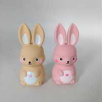 Nouveau jouet sonore en latex pour animaux de compagnie 2026, lapin mignon, jouet interactif pour chiens