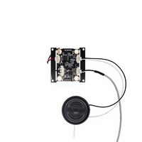 Module de caméra de porte ultra-plat de 13,5 mm de hauteur avec vision nocturne infrarouge et audio bidirectionnel, module de sonnette vidéo 1MP