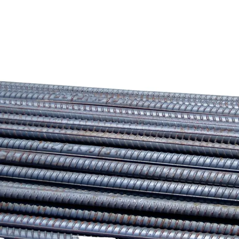 Hot Rolled HRB335 HRB500 baja Rebar harga Per Ton Tmt batang baja konstruksi tongkat besi menengah tinggi/rendah-karbon memperkuat Defor