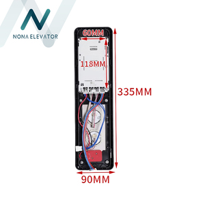 Bảng điều khiển thang máy MONARCH LOP HOP có chữ nổi, đèn đỏ/trắng, đơn/kép, nút thang máy COP LOP - Product Image 6