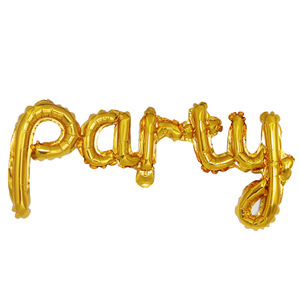 Set de Globos de Aluminio BLN - Letras 'Hello Party' Minúsculas Impresas y Unidas para Decoraciones de Fiestas y Aniversarios Unisex - Product Image 4