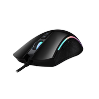 HP M220 Rechtshandige Bedrade USB Optische Gaming Muis met LED-achtergrondverlichting 3D Programmeerbaar voor Laptop Desktop Voorraad