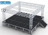 ESI Estructura de Aluminio Personalizada para Escenarios, Arco Cuadrado y Redondo, Estructura de Techo para Iluminación, Torre Elevadora para Conciertos, Bodas y Eventos