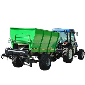 Aplicador de abono de Compost, suministro de Tractor, descarga trasera, esparcidores de barro sólido, novedad de 2023