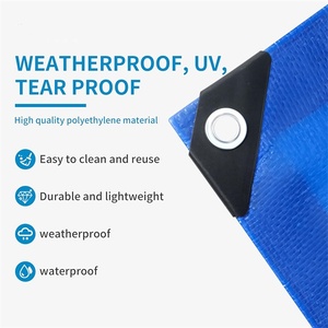 Bâche en toile tissée PE robuste et imperméable YRH Factory pour toit de camion, camping, résistante aux UV, en PVC industriel, en rouleau - Product Image 3