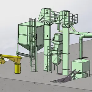 CE Approved 5t/h Foundry Resin Sand Reclamation Line Small Sand Line