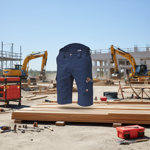กางเกงขาสั้น Ttake รุ่น Regular Workwear สีน้ำเงิน ไซส์ 2XL ดีไซน์กระเป๋าคาร์โก้ - Product Image 3