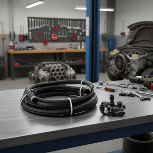 Kit de 20 Piezas de Mangueras de Aluminio Trenzadas para Línea de Combustible 8AN, 32.8 Pies, Piezas Universales para Sistema de Combustible D0100HRXTNJ - Product Image 2