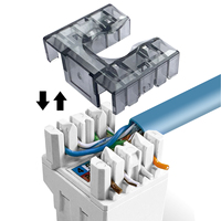 Connecteur Ethernet RJ45 Keystone non blindé Catégorie 6a à montage sur panneau du fabricant RPS-1069 Garantie de 2 ans