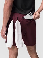 Short de plage pour homme avec LOGO personnalisé Short de bain pour homme Short de sport de course pour homme Short de surf uni et solide