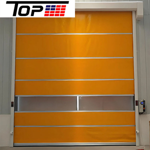 Puerta Rápida Enrollable de <span class=keywords><strong>PVC</strong></span> Autorreparable, Anti-Impactos, para Acceso a Almacenes con Montacargas - Product Image 4